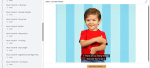 Signing Time - Elementary Beginner (Kindergarten / Pre-K)